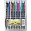 Pen Set, Clear, Plastic, PK8