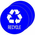 3-Pack Vinyl RECYCLE Decal Sticker Set, UV-Resistant