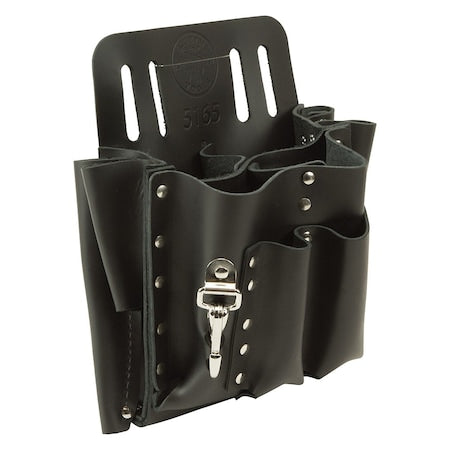 Black Leather 10 Pockets, 5165