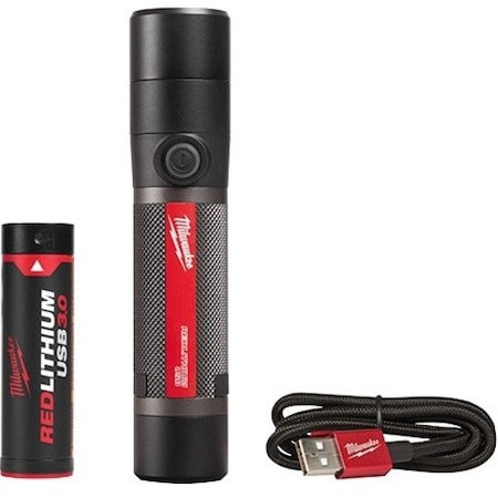REDLITHIUM USB Compact Flashlight (800 Lumens)