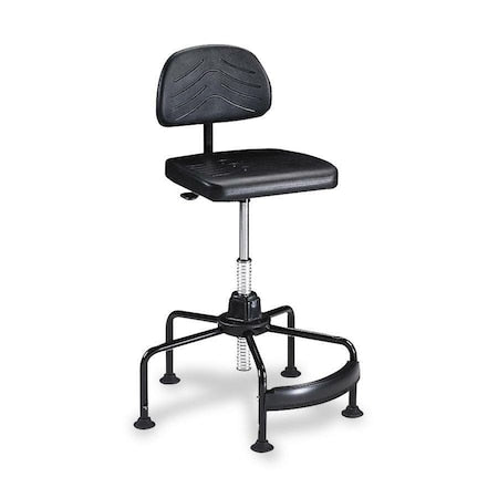 Economy Industrial Chair Economy Industrial Chair, 17" Height, Polyurethane, Black