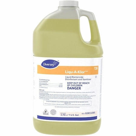 Food Service Sanitizer, 1 gal. Jug, Unscented, 4 PK
