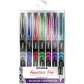 Zebra Pen 48307 Fountain Pen - Fine Pen Point - 0.6 mm Pen Point Size - Assorted - Stainless Steel Tip - 7