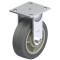 Plate Caster, 675 lb. Load Rate, 10-1/8"H
