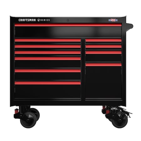 Rolling Tool Cabinet,40 9/16"" H