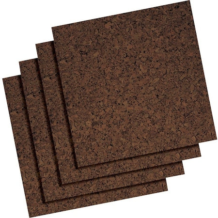 Bulletin Board Tiles, Dark, PK4