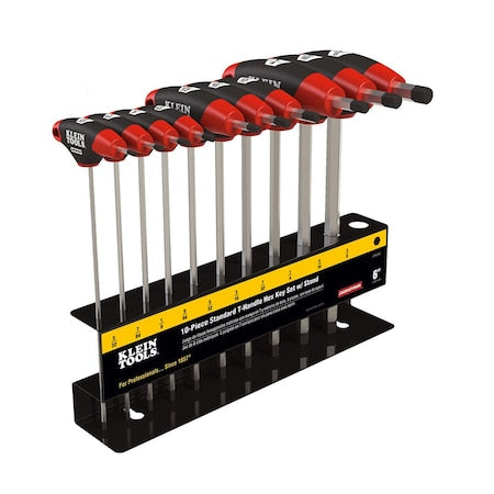10 Piece T-Shape Hex Key Set, JTH610E