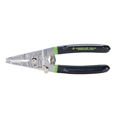 7 1/4 in Wire Stripper Solid: 10 to 18 AWG, Stranded: 12 to 20 AWG