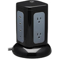 Outlet Strip, Gray, 4 in, 6 Outlets