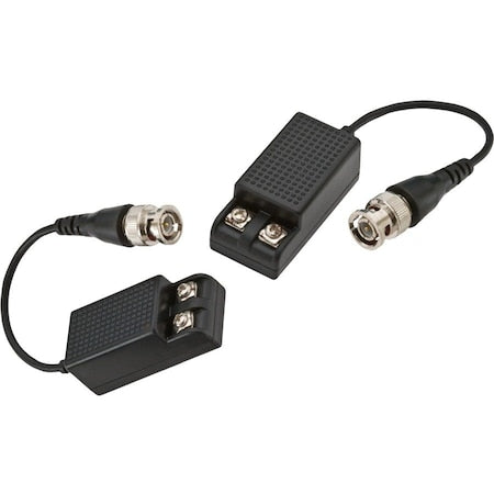 CCTV Balun, BNC pigtail to screw term, PR