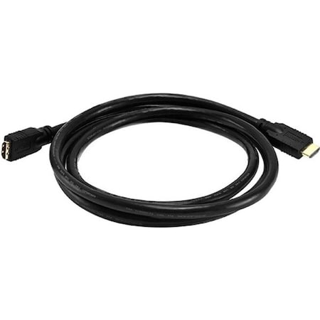 HDMI Extension Cable, Black, 6 ft., 24AWG