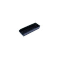 Shelf Storage Bin, Polypropylene/Polyethylene, Black, 4 in H, 8 3/8 in W, 23 5/8 in L