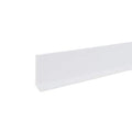 Wall Base Molding, 120 ft L, White
