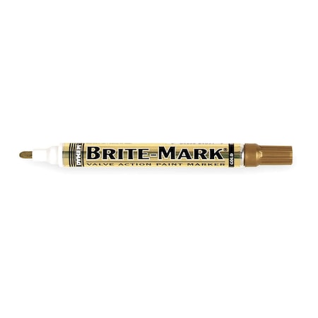 Gold Medium Tip Dykem Brite-Mark Marker