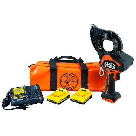 (2) 2 Ah Batteries, Charger and Bag, 20V, Battery-Operated Battery