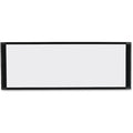 12"x36" Dry Erase Cubicle Board, Black Frame