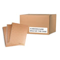 Case of Unruled Notebook, 8"x10.5", 70 Unlined sht, Environmentally Sustainable, Visual Notetaking, PK12
