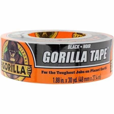 Heavy Duty Duct Tape, 1 7/8 in W x 30 yd L, Black