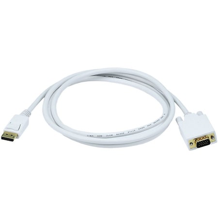 CPU Cord, Displayport/VGA, 6ft, White