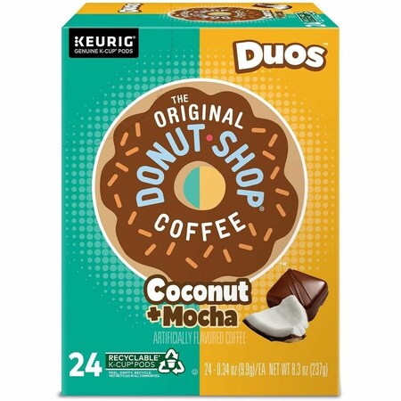 Coffee, Coconut Mocha, Pod, Caffeinated, Ground, 8.16 oz, 24 PK