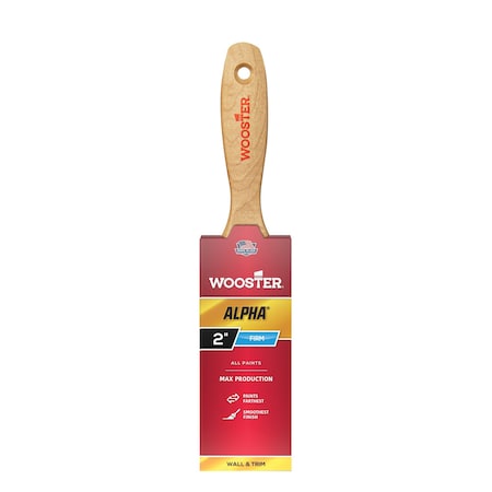 2"" Varnish Firm, Micro Tip Bristle, Paint Brush, Wood Handle