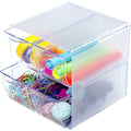 Desktop Organizer,Clear,Plastic