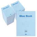 Case of Exam Blue Books, 11"" x 8.5"", 4 Sheets/8 Pages, Wide Ruled with Margin,PK600