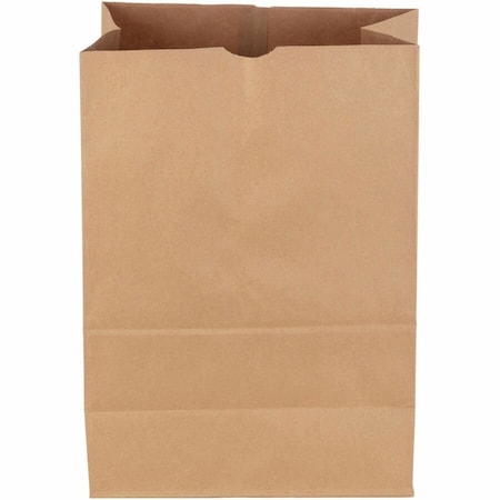 Shopping Bag Flat Bottom 1/6 BBL, Brown Pk400