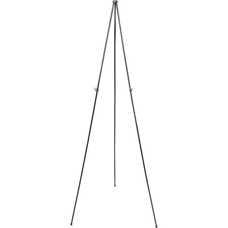 Portable Folding Easel, 63 in., Black