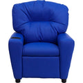 Kids Recliner, 25"" to 39"" x 28"", Upholstery Color: Blue