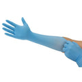Microflex, Disposable Gloves, 5.1 mil Palm, Nitrile, Powder-Free, L, 100 PK, Blue