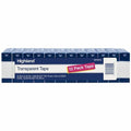 Transparent Tape,0.75in W x 28yd L,PK12