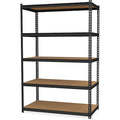 Boltless Shelving Unit, 5 Shelves, Steel, 18 in D x 36 in W x 72 in H