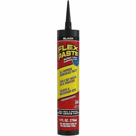 Silicone Sealant, 9 oz, Cartridge, Black, Rubber Base, Not Applicable