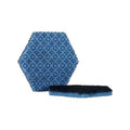 Scouring Pad, 5-3/4" L x 5" W, Blue, PK15