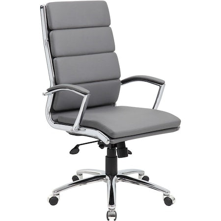 Executive CaressoftPlus Chair with Metal Chrome Finish