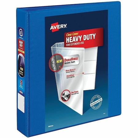 Heavy-Duty View 3 Ring Binder, 1.5" One