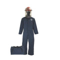 Arc Flash Clothing Kit, 12 Cal, Includes Balaclava, Coverall, Hard Cap w/Face Shield, Navy, 5XL
