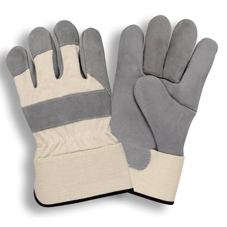 Palm Glove, Cowhide, Side, Split, PK12