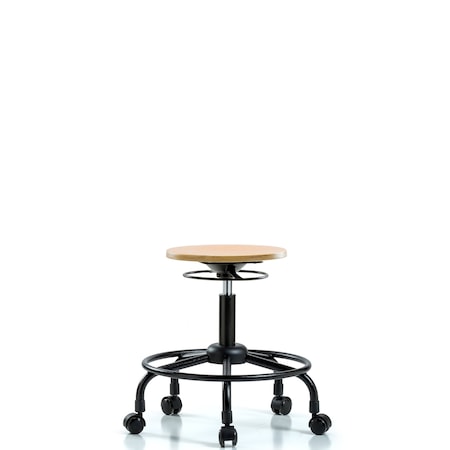 Desk Stool,Wood,RT,Casters