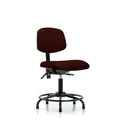 Desk Chair Desk Chair,Vinyl,Chrome AA Casters,Ruby, No Arms, 18"" to 23"" Height, Vinyl, Burgundy