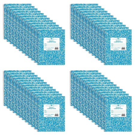 Wirebound Comp Notebooks, Grade 2, PK48
