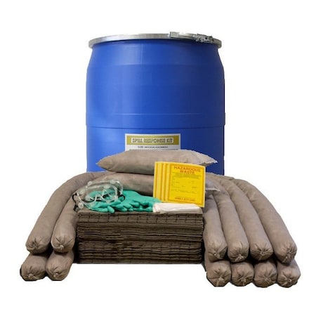 Spill Kit, Universal, 55 gal.