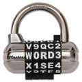 Luggage/Briefcase Padlock, Steel, Center