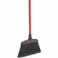 Angle Broom, 53 in L, 13 in Sweep Face, 5 in Black Bristle, Handle Dia 1 in