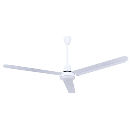 Industrial DC Fan, CP60DW11N, 60inch Fan, 5 ft Blade Dia, 3 Blades, 5 Speeds, 120V AC