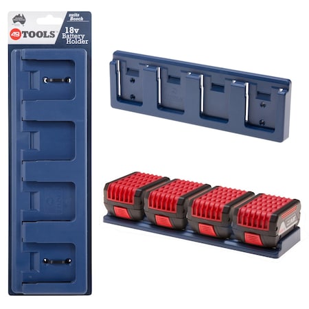 Battery Holder, 11.5 in L, 18 V