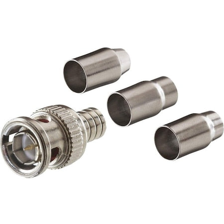 Coaxial Connector, BNC Male, 1" Size, PK10
