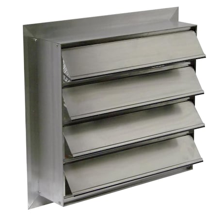 Shutter Mount Exhaust Fan, 16", Variable Speed, 1850 cfm