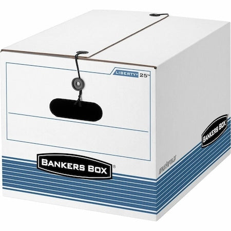 File Box, Corrugated Fiberboard, 12 in W, 15 1/2 in D, 10 1/4 in H, String & Button Closure